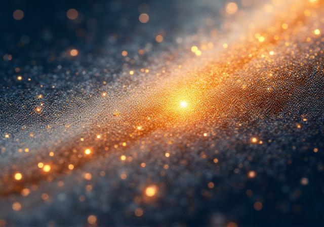 Abstract cosmic textile patterns